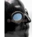 (DM872)100% natural full head human face latex mask rubber hood with eyes lenses suffocate Mask fetish wear